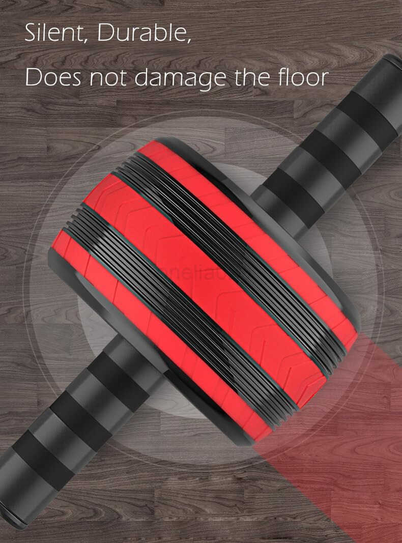 AB Wheel Roller Exercise Abdominal Fitness Wheel Workout StrengthTraining Roller 112W W250904