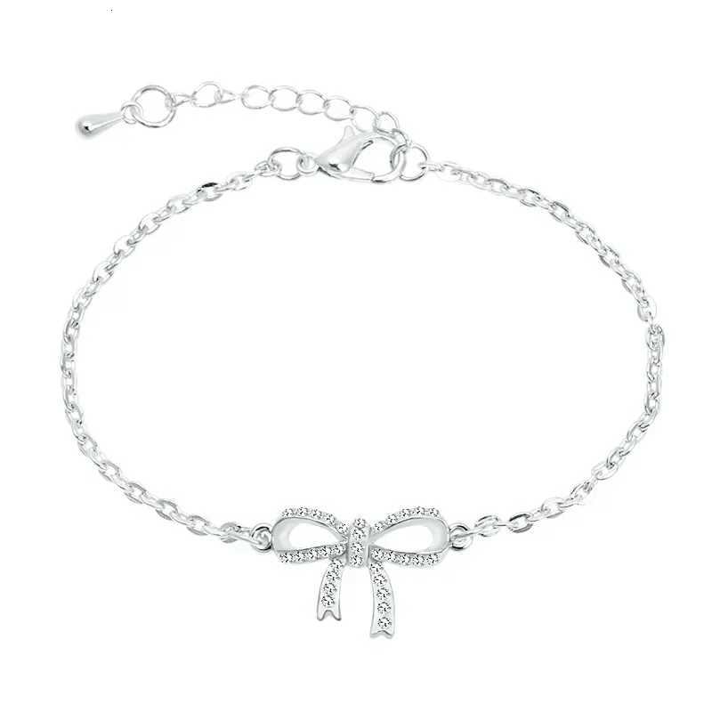 Fashion Simple Rose Gold Bracelet Alloy Material Bowknot Bracelets for Women Jewelry Bracelet Birtay Gift Pulseras De MujerXJ250904