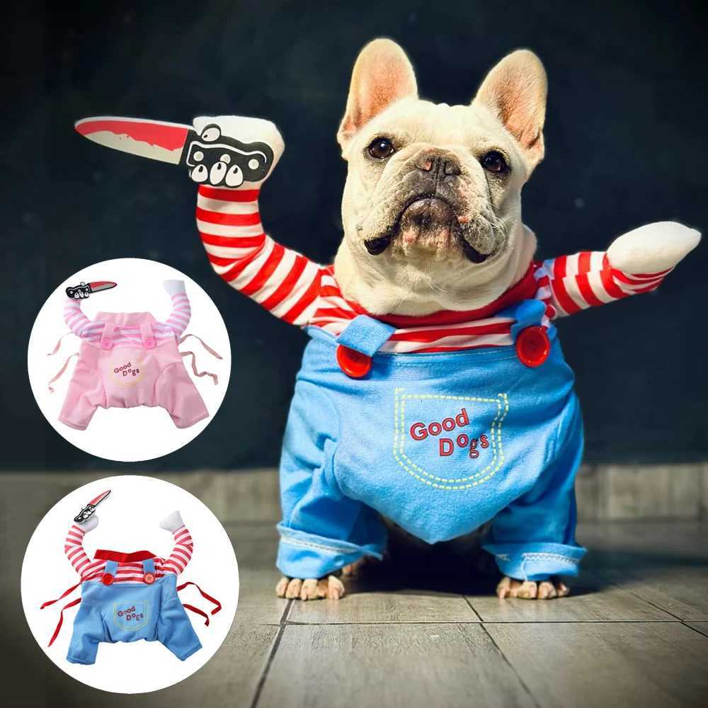Halloween Cosplay Dog Costume For Small Medium Dogs Cats Funny Pet Party Puppy Clothes Yorkshire Chihuahua French Bulldog Coat W250904