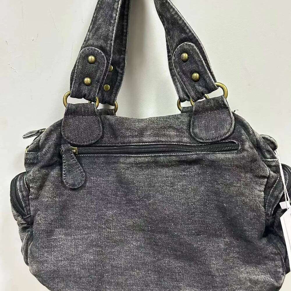 Angelkiss Women Handbags Satchel Top-handle Handbag Denim Bag Dumpling Give Gifts Shoulder Bags Phone Money Pack