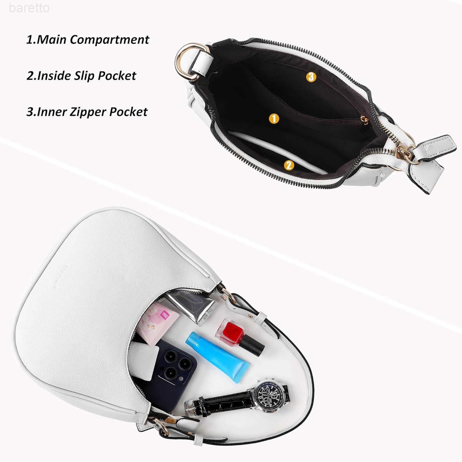 Small Purses for Women Shoulder Bags Handbags Cute Crossbody Purse with 2 Removable Straps and Baseball Charms M250903