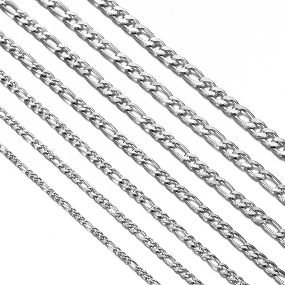 Wholesale Sterling Sier Necklace 2-12mm Width 40-75cm Long Chain Lobster Clasp Men and Women Engagement Jewelry