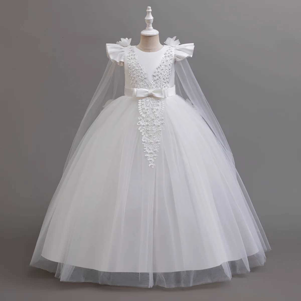 4-12 years old Dress up parTY girl dress tulle girl wedding dress elegant girl parTY dress kids Christmas dress Z250904