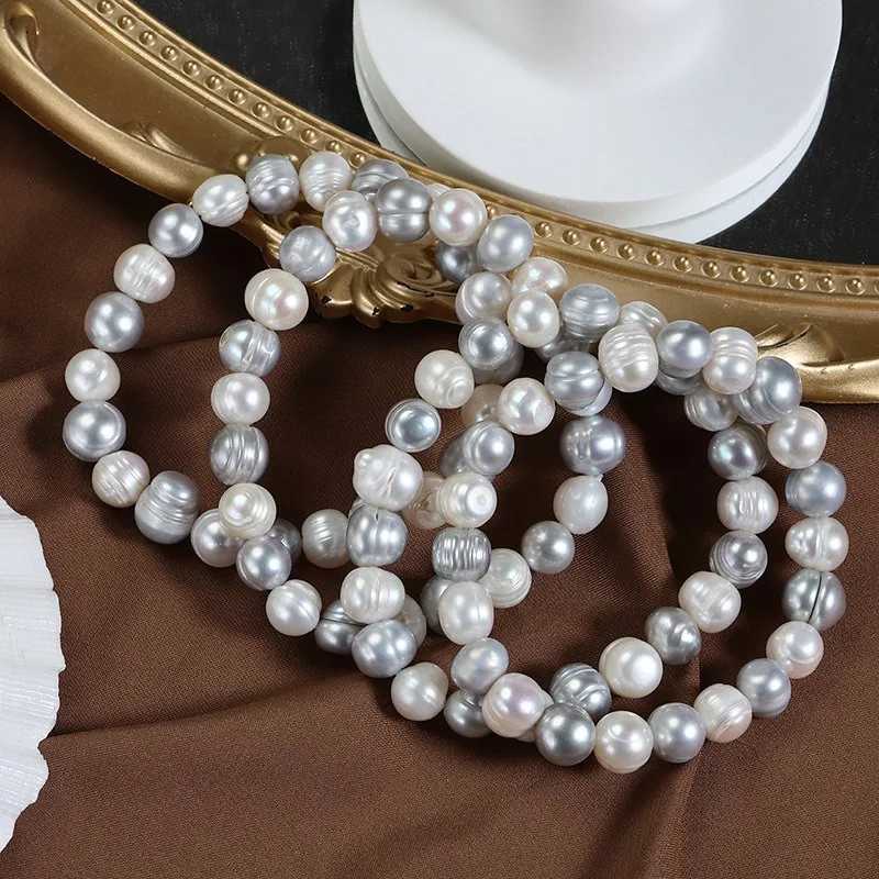 910mm Natural Freshwater Potato Pearl Bead Bracelet For Gift Y250904