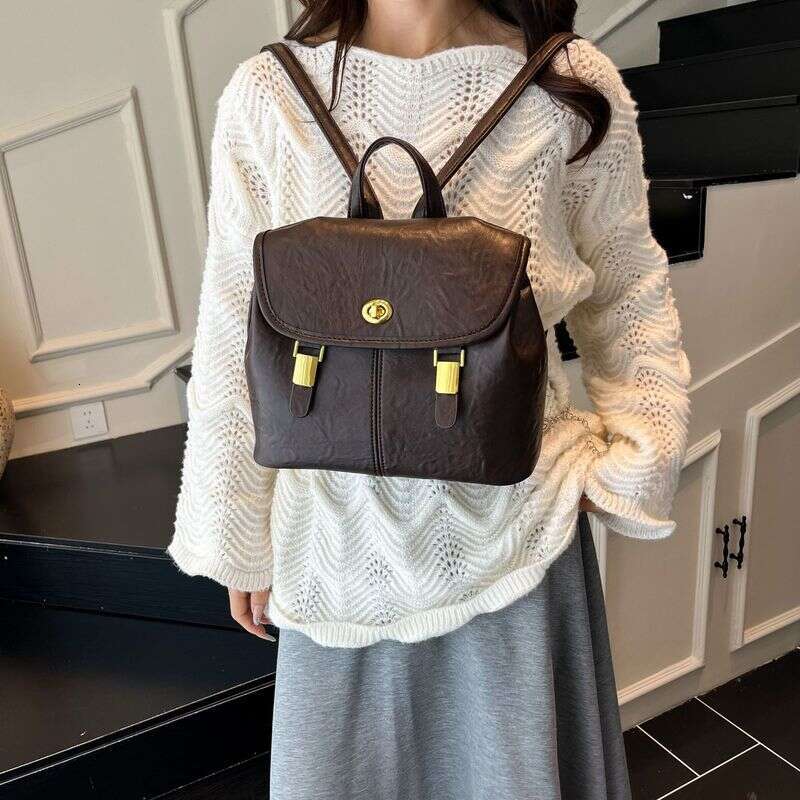 2025 New Women's Commuter Backpack High-End Niche Design Handbag Single Shoulder Bag For Women