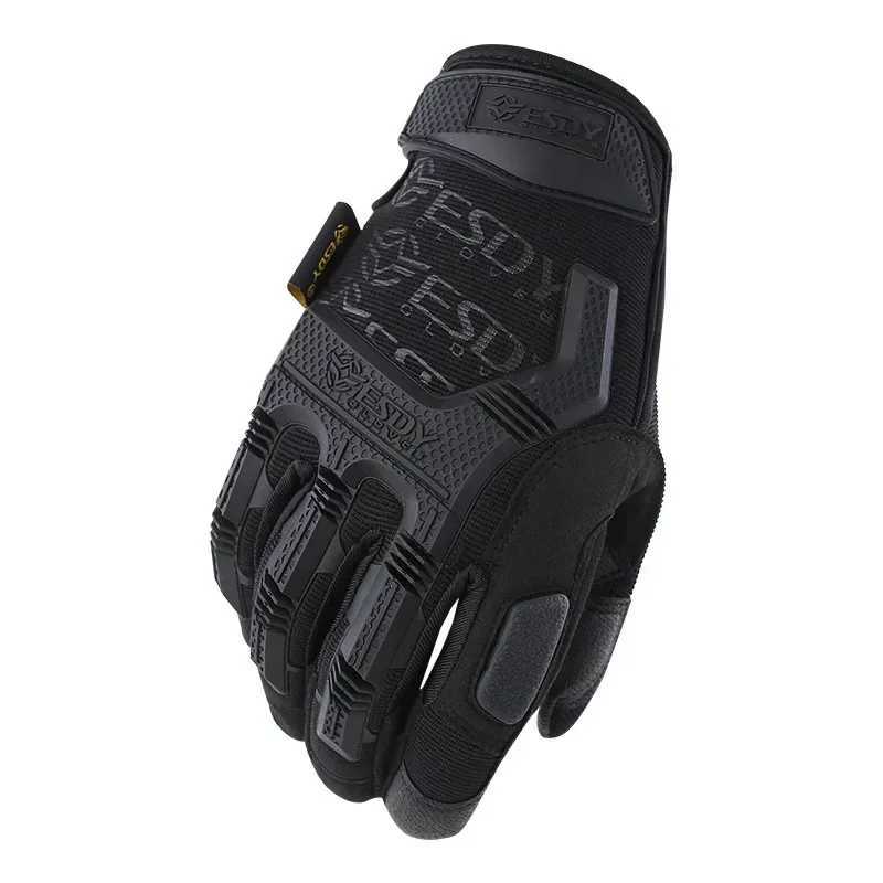 Outdoor Hard Knuck Protection Tactical Gloves Climbing Hunting Hiking Glove Sports Riding Shooting Full Finger GloveXJ250904