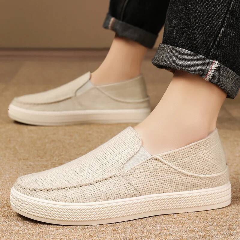 Male Summer Casual Low Top Comfortable Old Beijing Canvas Shoes Breathable Soft Sole Vulcanized Sneakers for Men ddmysaturn
