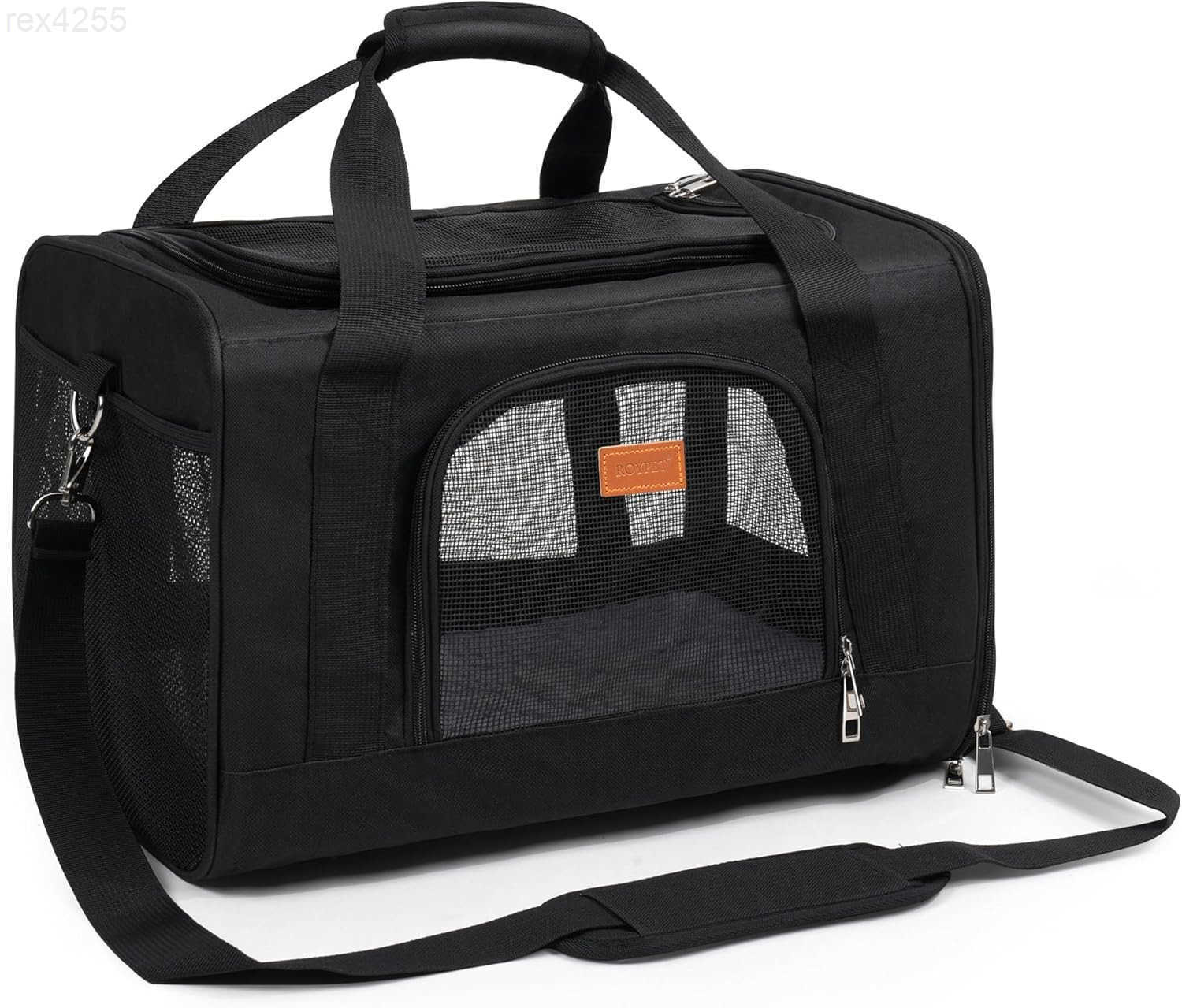 Cat CarrierPortable Pet Carrier Bag for Cats and Small DogsFoldable SoftSided and ScratchProof mesh Cat Bag Pet CarriersAirline Approved Pet CarrierPe