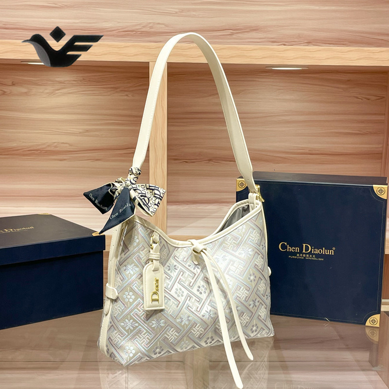 Feiyan Free Shipping New Designer Bag Luxury Shopping Bag Commuter Bag Large Capacity Underarm Bag 2025 National Trend Women's Bag Intangible