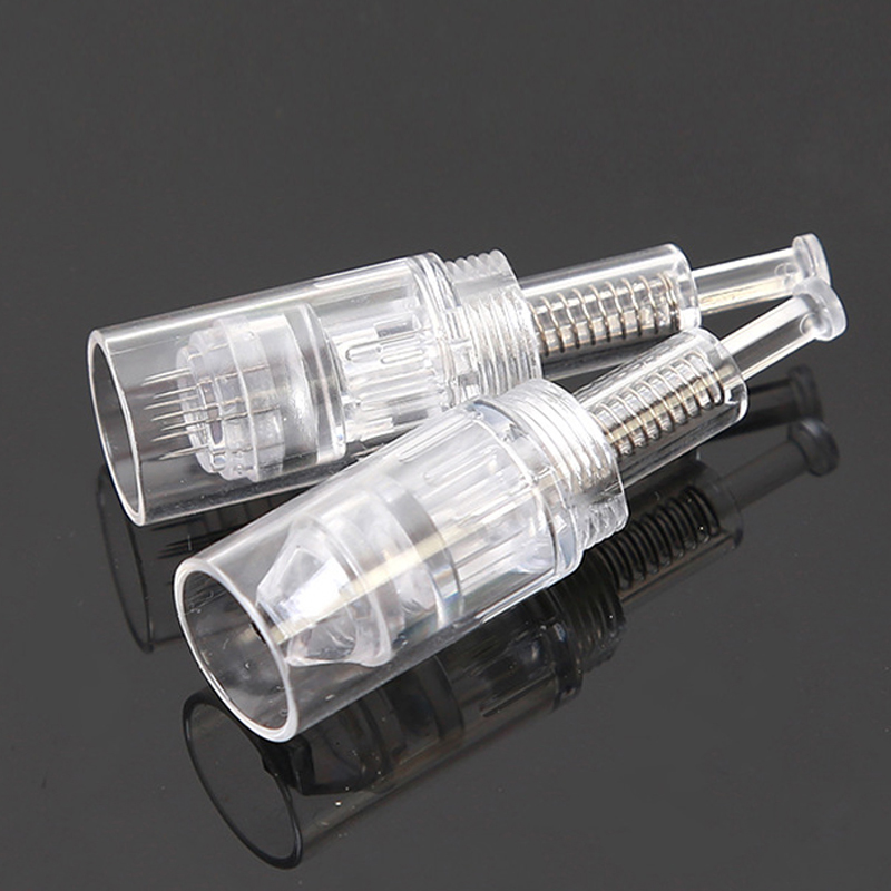 Professional-grade Dermapen Replacement Cartridge Set - Nano Tip Screw Micro Needles Tool Derma Pen Accessory 9 12 24 36 42 Pins 3D 5D Round Nano