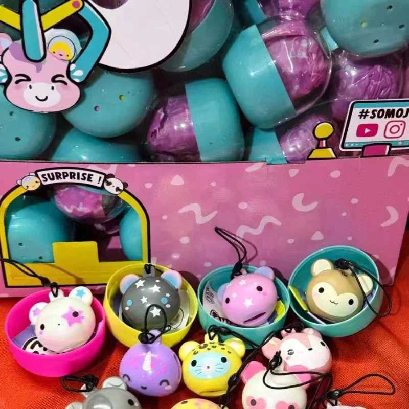Moj Innovation Series Squishy Toys Cute Soft Animal Model Stress Relief Toy Capsule Mystery Pack Blind Box Toys Kids Gifts W250904