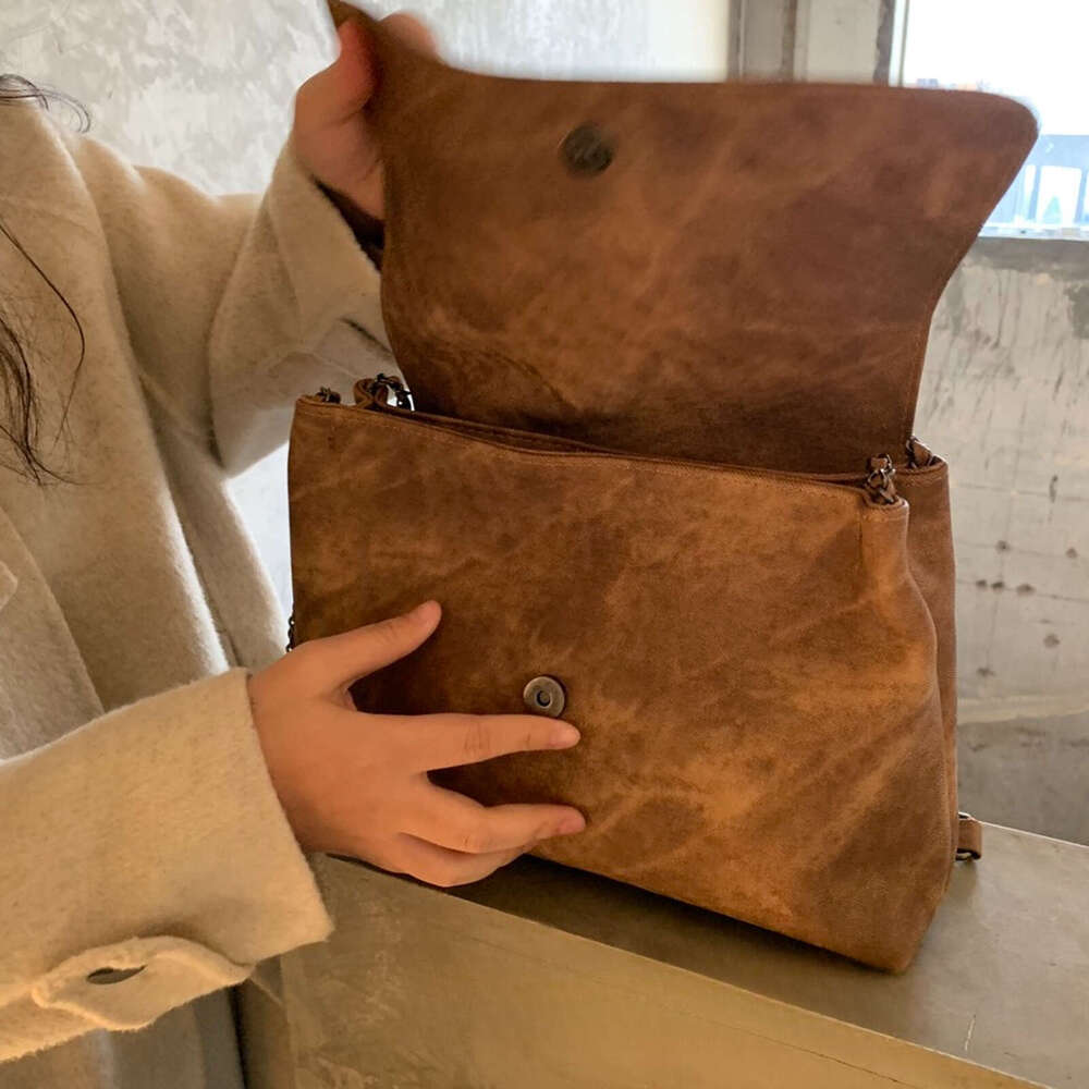 Designer Bag Tote Bag Shoulder Bag Sunset Avenue Wasteland Style High End Single Shoulder Autumn Winter Large Capacity Leather Chain Commuter Crossbod