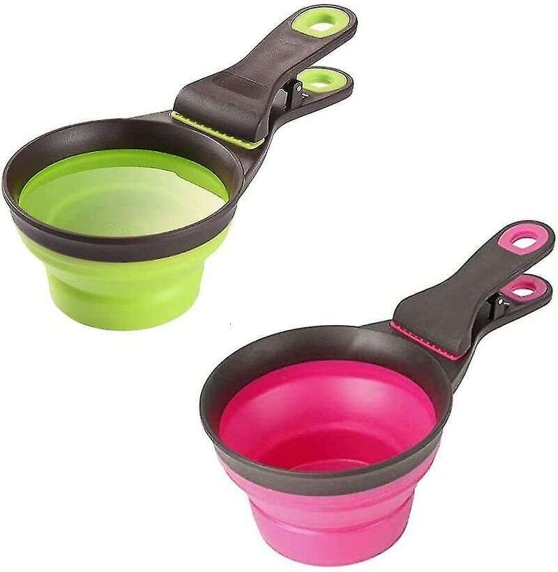 famous brand Pcs Cup Silicone Measuring Pet Food Spoon Multi Functional Scoop