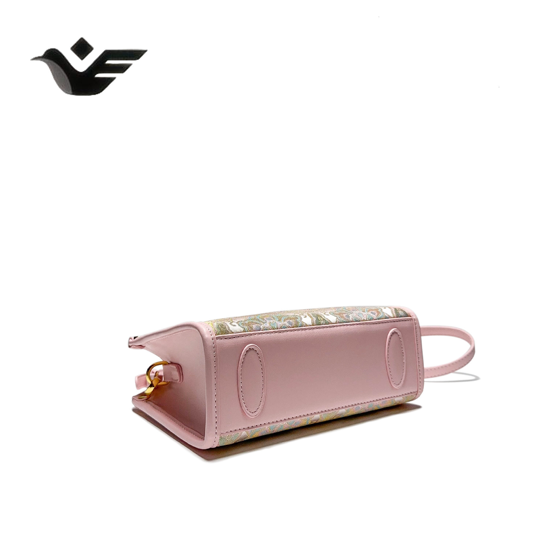 Feiyan Free Shipping New Designer Bag Luxury Shopping Bag Chinese Style Handbag For Women 2025 Spring Summer New Song Brocade Pattern Pink Design Tote