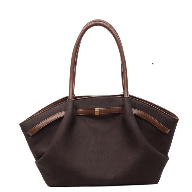 DHEssentials 2025 Women's Tote, Large Capacity PU Shoulder Bag, Magnetic Closure