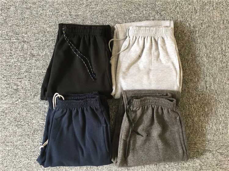 Spring Men Plus Size Pants Solid Baggy Loose Elastic Pants Cotton Sweatpants Casual Pants Autumn Straight TrousersXJ250904