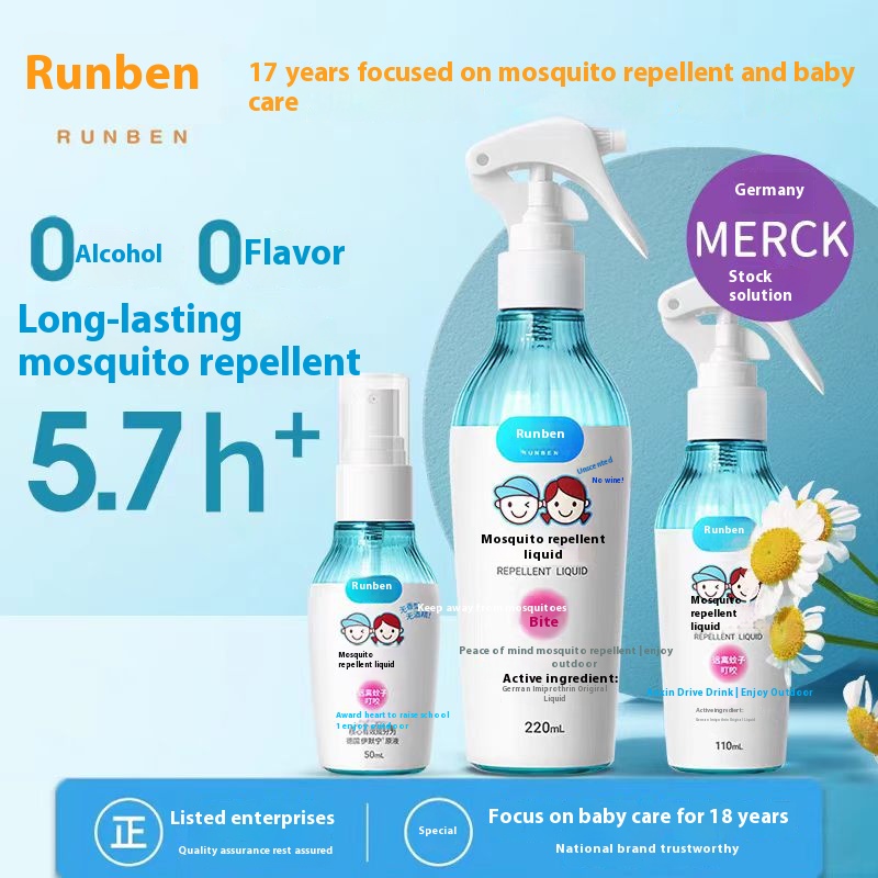 Mosquito Repellent Spray for Babies and Children - Outdoor Use Mosquito Repellent Lotion 50ml
