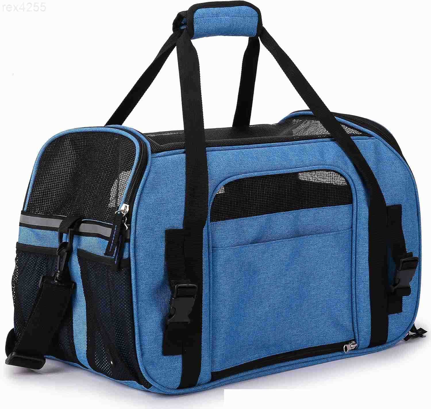 Soft Sided Pet Carrier 3 Year Warranty Airline Approved Multiple Sizes and Colors Available Medium 17 L x 9 W x 12 H Sky BlueW250904