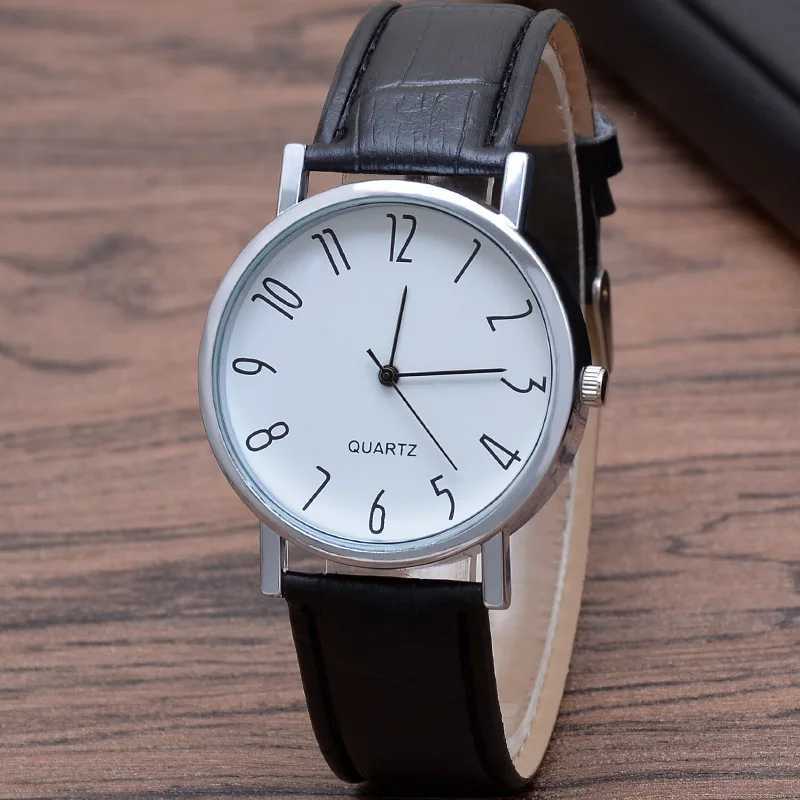 Casual Men Quartz Watches Round Dial Men Watch Elegant Quartz Watch Adjustable Faux Leather Strap High Accuracy Men Wristwatch X250904