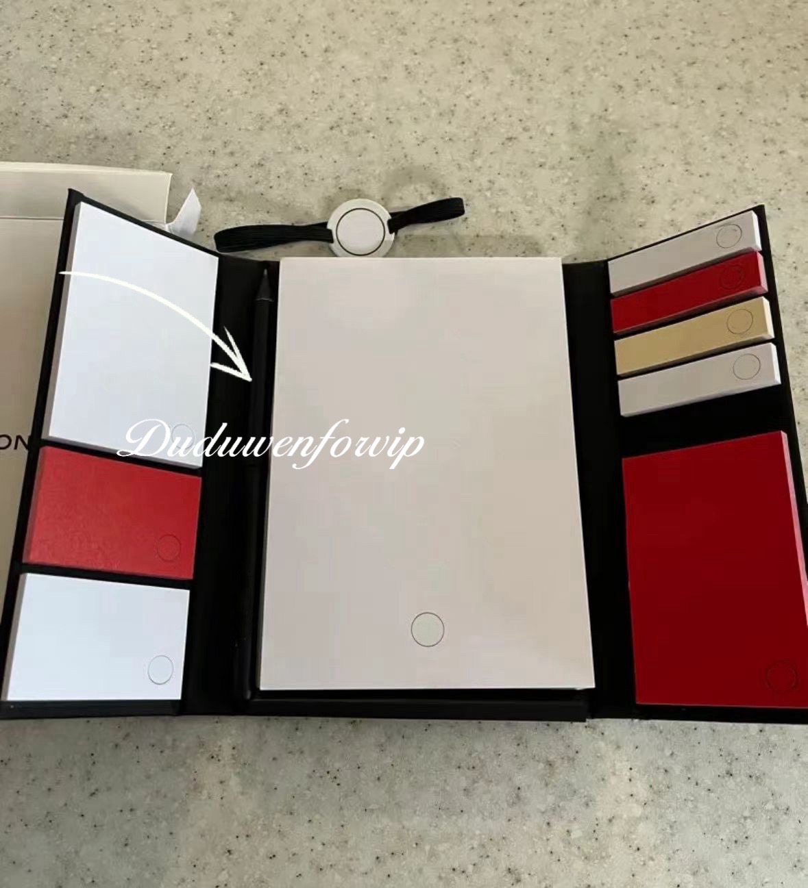 Designer Wholesale Xmas Gift Collection Item C Post-It Vip Notepads Collectioin Paper Notes With Pencil Free Shipping