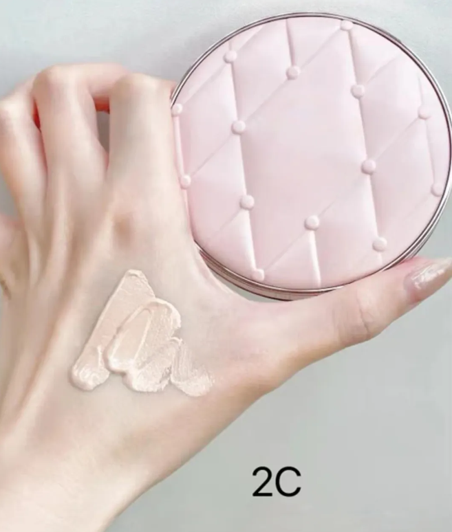Face Makeup Beautifying Cushion Foundation Air Cushion Cream Moisturizing Whitening Brightening Concealer 12g