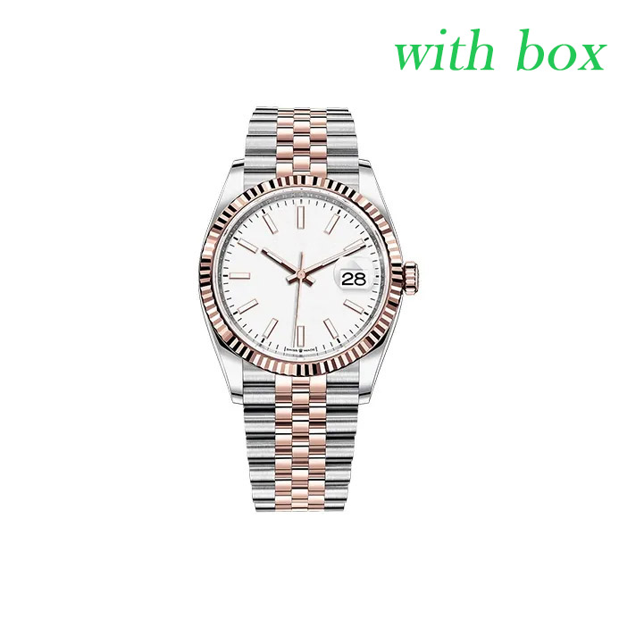 41MM/36MM Mens Watches 31MM/28MM Women Quartz wristwatches 904L stainless steel Strap 2813 movement Automatic Watch Sapphire Luminous luxury Montres With box