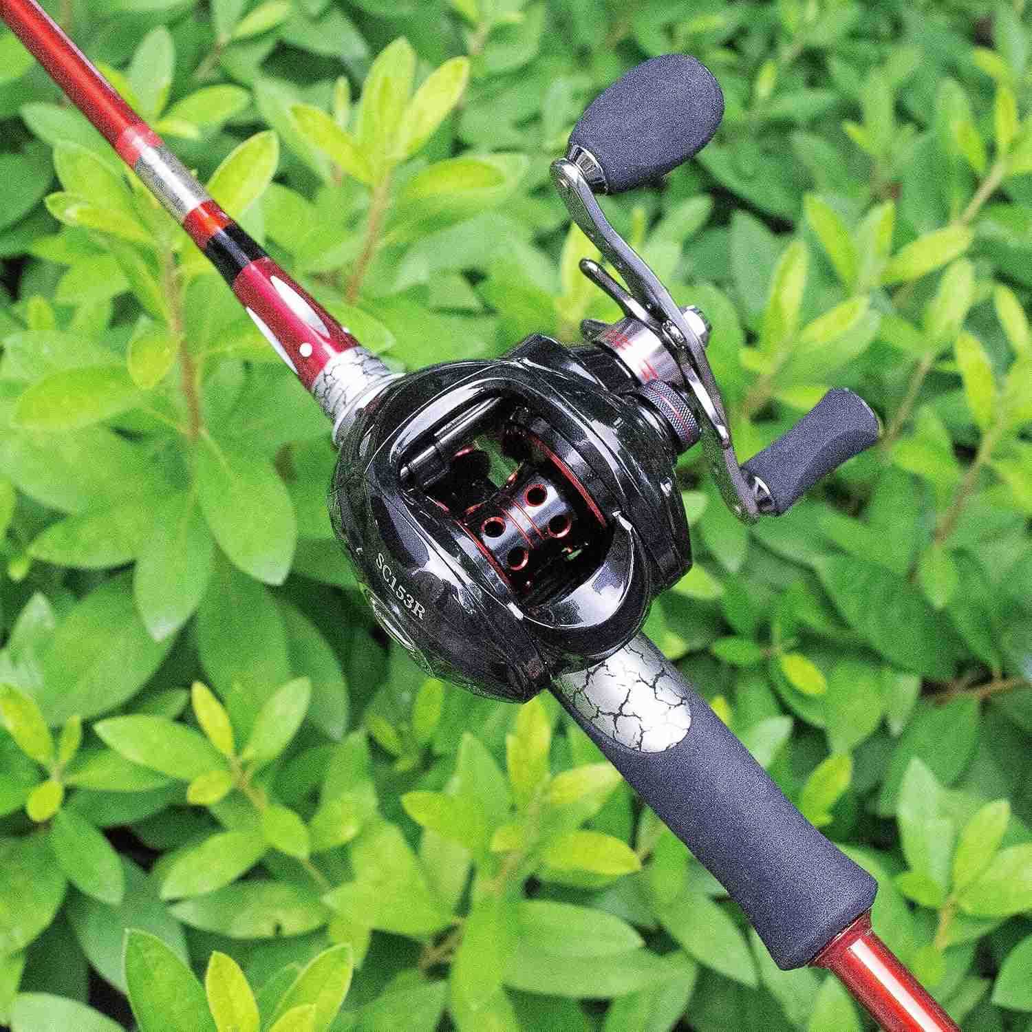 Baitcaster Reel UltraLight Baitcasting Fishing Reel 701 Gear Ratio 1212LB Drag Magnetic Brake Smooth 111BB Freshwater Saltwater and Affordable Low Pro