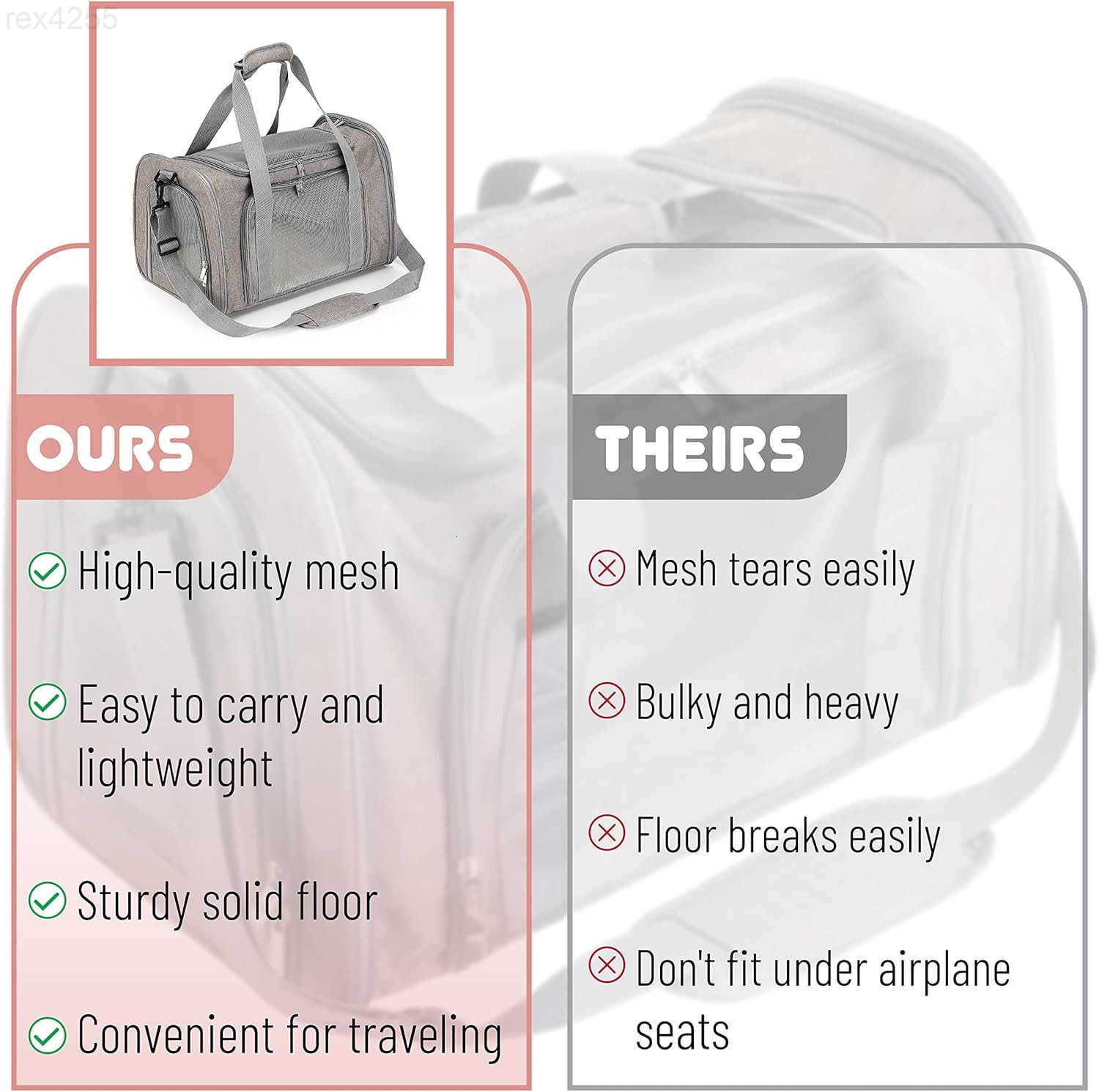 CAT Carrier Dog Carrier CAT Bag Carrier CAT Travel Carrier Soft CAT Carrier Dog Travel Carrier Pet Travel Carrier Dog SoftSided CarriersW250904