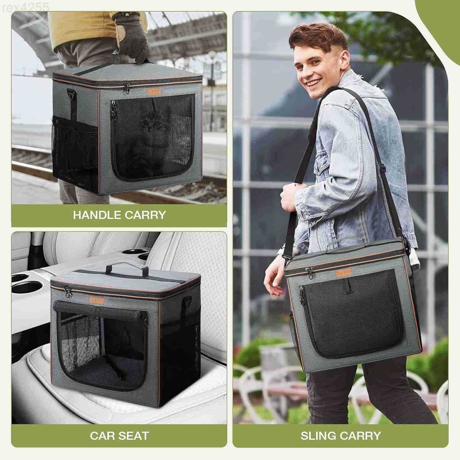 Degrees Expandable Pet Carrier SoftSided Pet Carrier Large Expandable Space 31276165 Cat Dog Carrier Cat Mobile Tent Outdoors Indoors for Small AnimaW