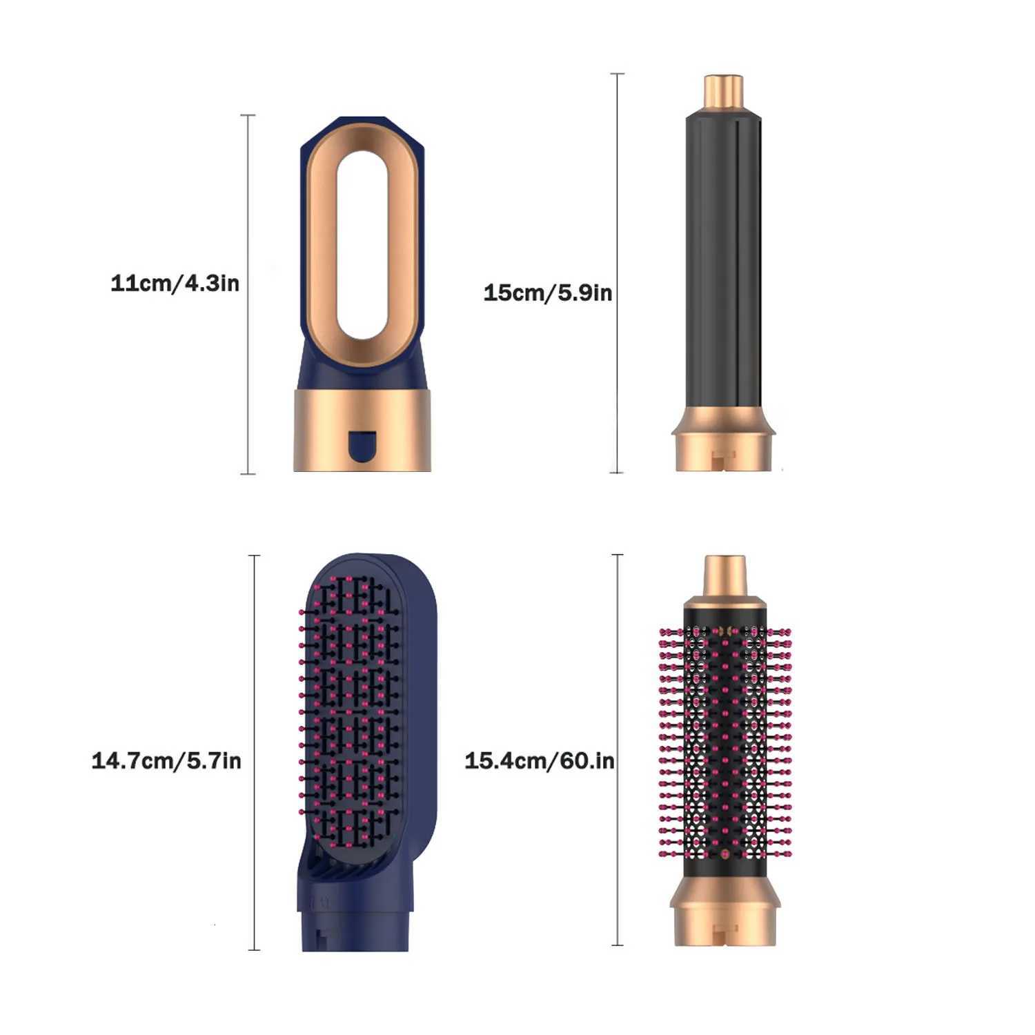 5 in 1 Hair Blower Set Hair Curler Hot Comb Professional Curling Iron Hair Straightener Styling Tool Hair Dryer Home UseW250904