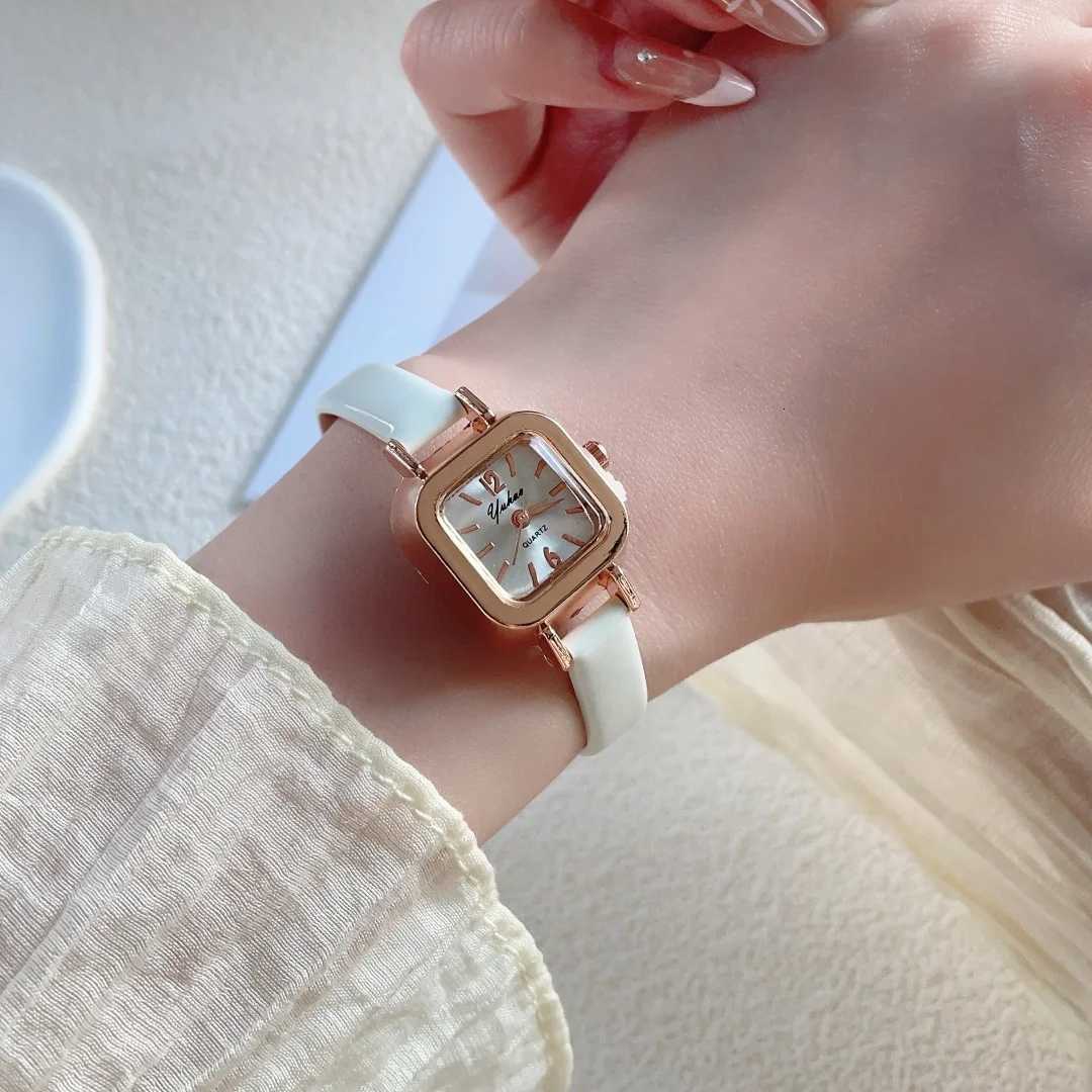 Wens Leather Strap Watch Elegant Square Watches Wens Watch with Classic Vintage Dial Design Analog Quartz Dress Watch X250904