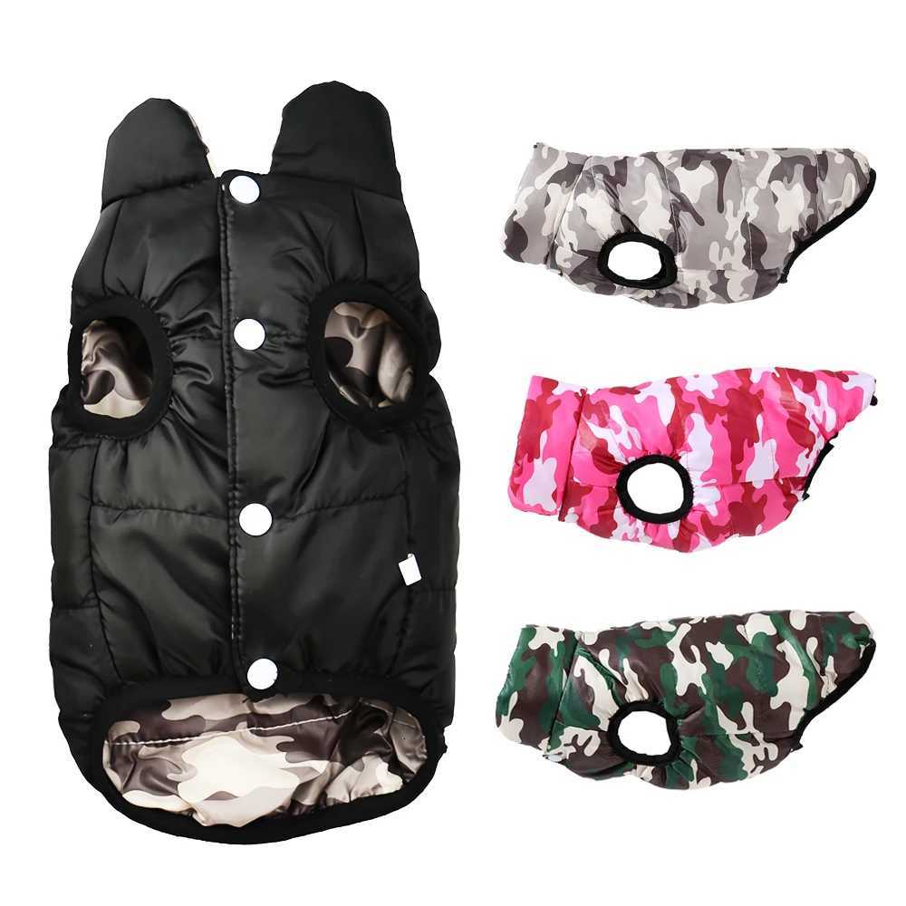 Winter Warm Dog Clothes Waterproof Windproof Pet et Coat For Small Medium Dogs Cats Camouflage Print Chihuahua Pug Outfits W250904