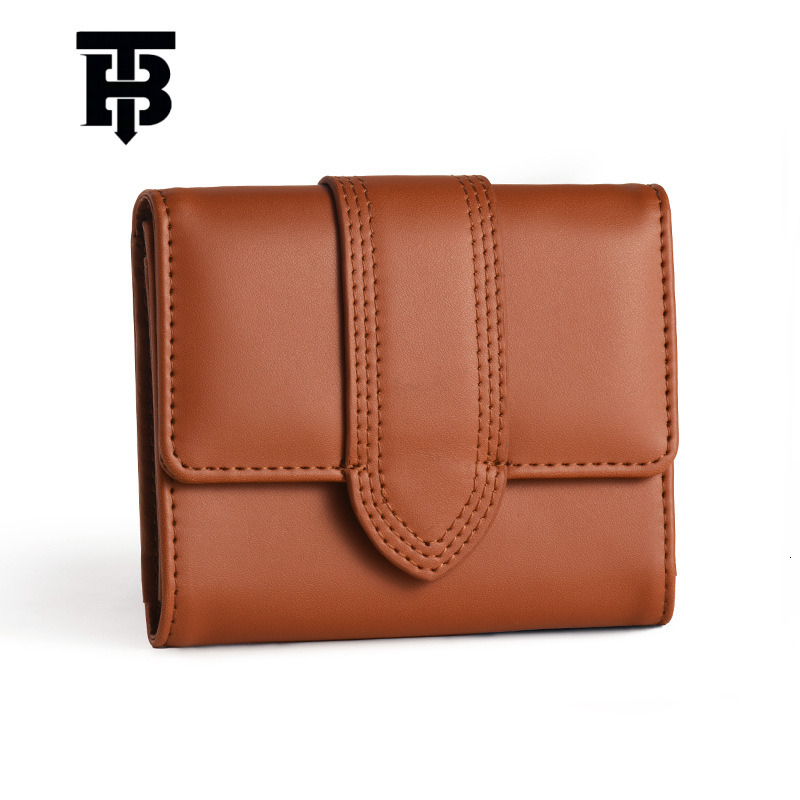 Designer s bag TB BHULAMTE Women's Wallet Coin Purse Ins Solid Color Simple Card Holder Multi-Functional Lipstick Bag Large Capacity Wallet Facto