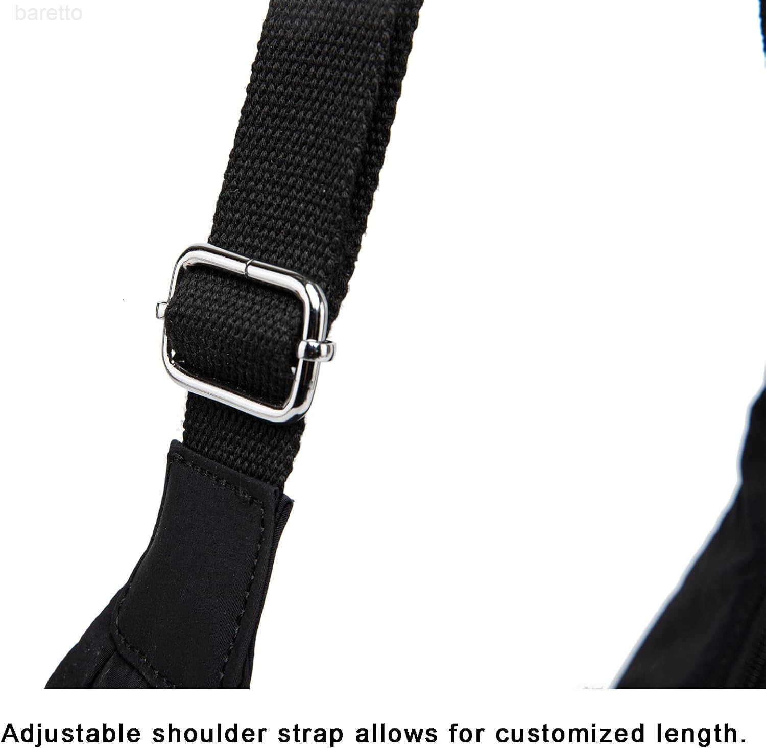 Lightweight Crescent Bag Nylon Crossbody Bags for Women MultiPocket Sling Hobo Luna Bag Womens Shoulder Handbag for Travel M250903