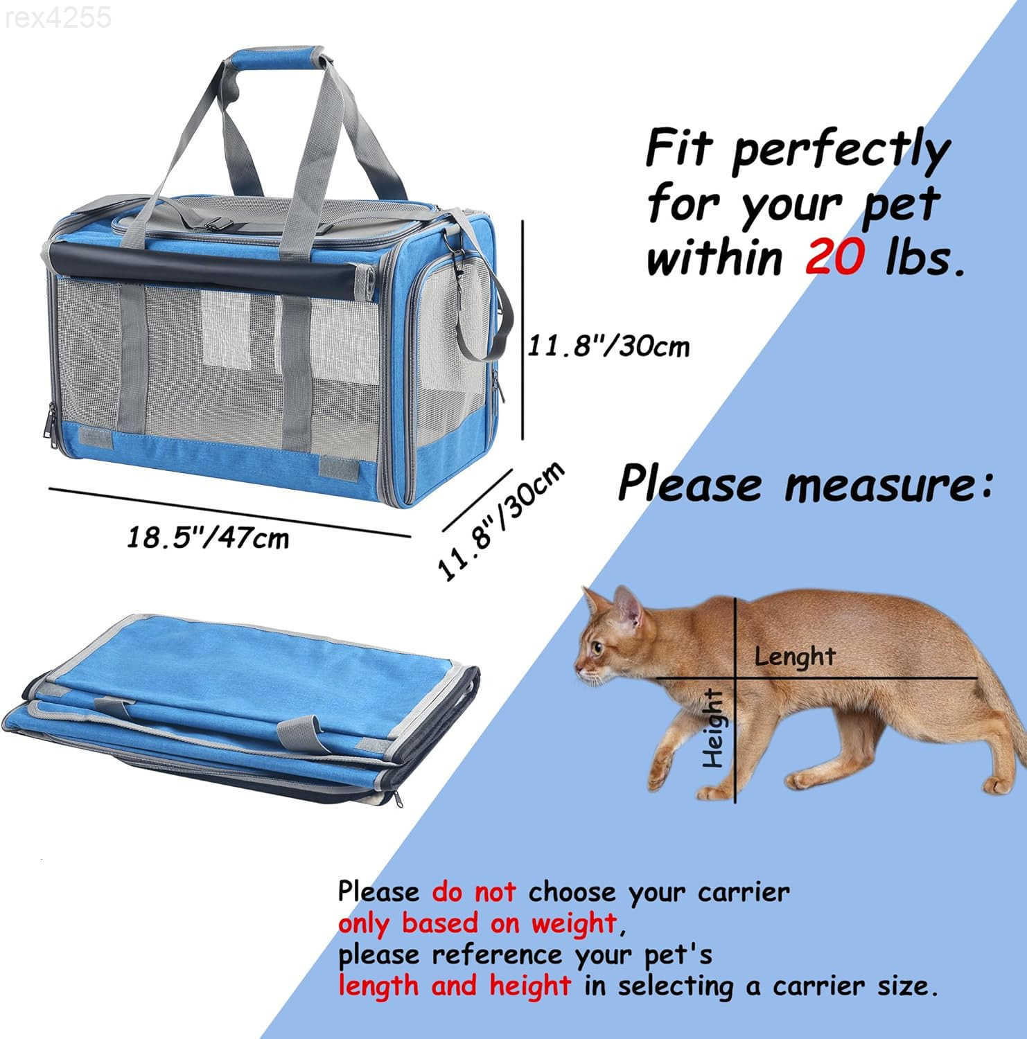 Large Cat Carriers Dog Soft Sided Carriers Cat Soft Sided Carriers Airline Approved Kitten Carrier Reptile Carrier Squirrel Carrier Guinea Pig Carrier