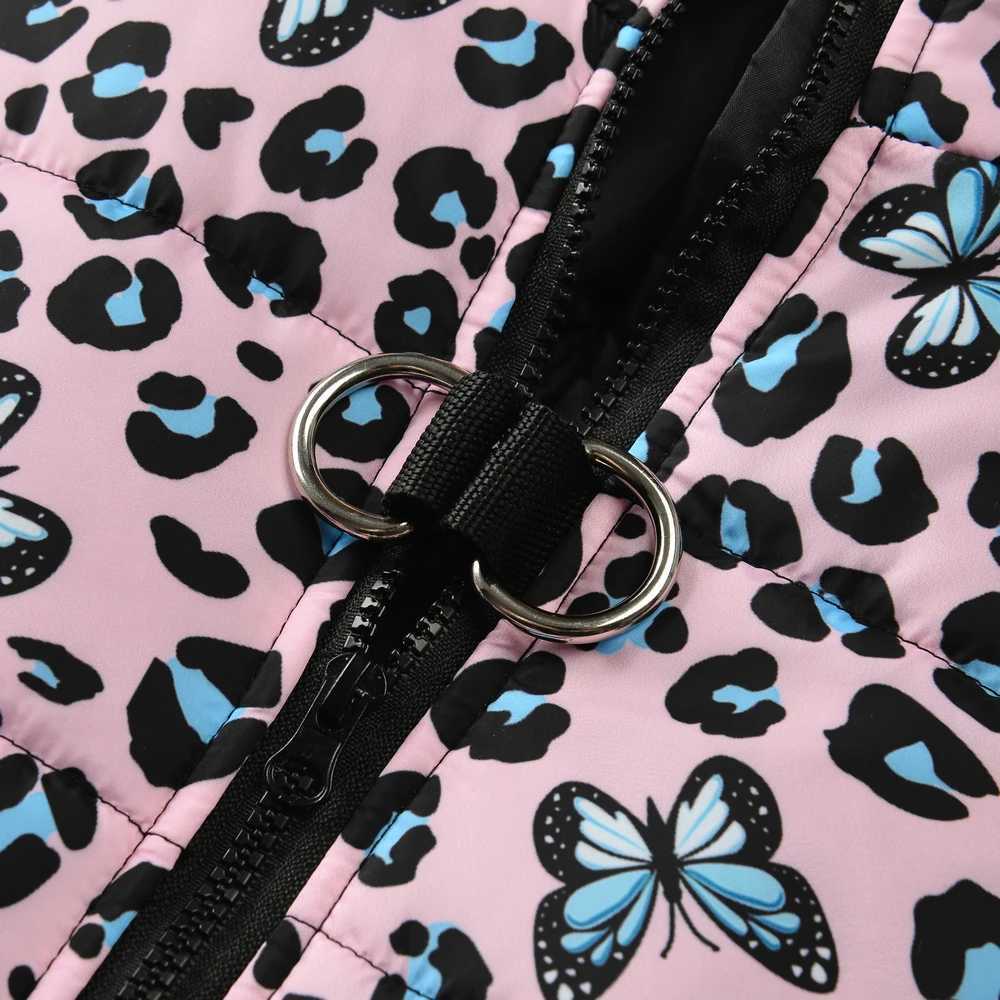 Autumn Winter Dog et For Small Large Dogs Outdoor Walking Waterproof Windproof Pet Butterfly Print Clothes Labrador Costume W250904