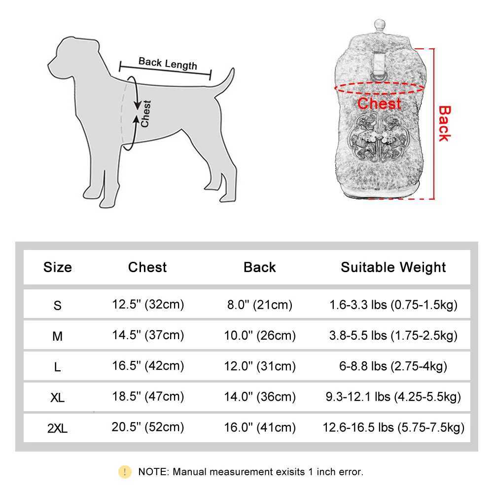 Warm Small Dog Clothes Vest Chinese Style Dogs Costume Soft Plush Winter Pet Clothing Outfit for Small Medium Dogs Chihuahua Pug W250904