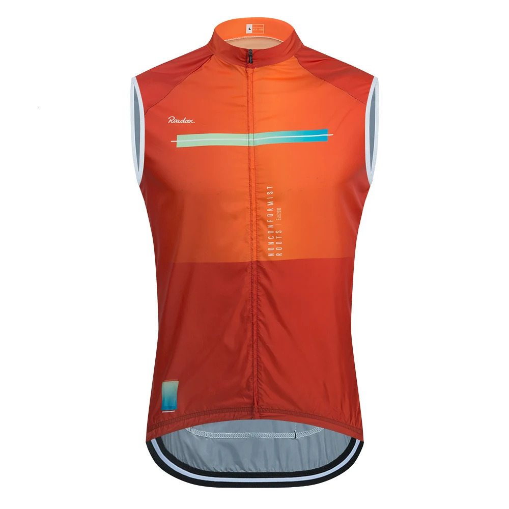 Men Raudax Sleeveless Cycling Vest Mesh Ciclismo Lets Gobik Undershirt Jersey Windproof Cycling Clothing Gilet Motorcycle Vest 250904