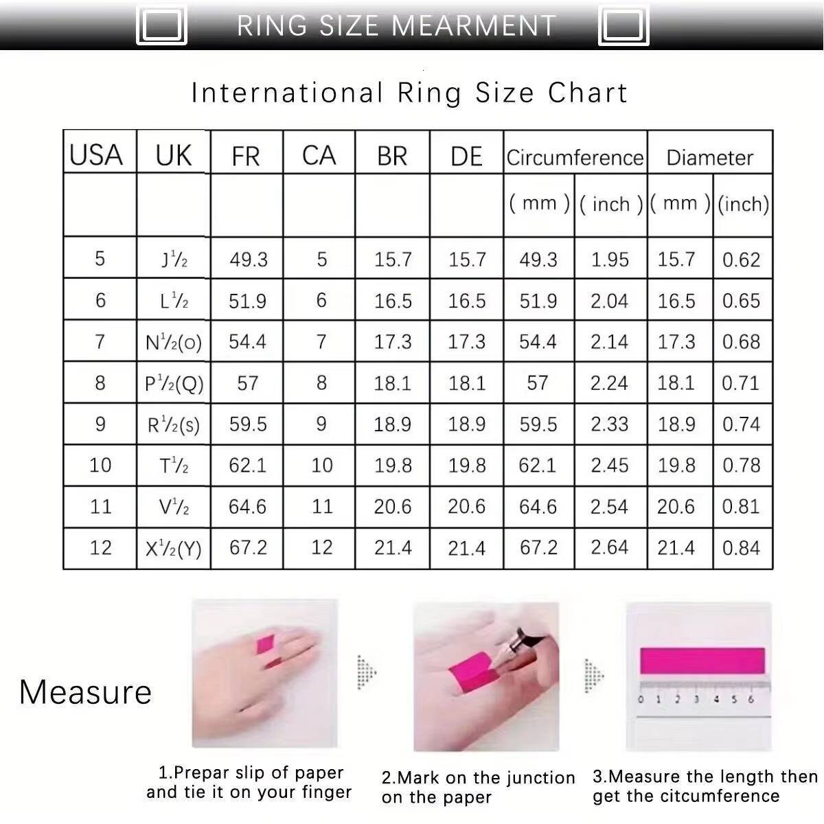 3 Carats Real Big Moissanite Engagement Ring for Women 925 Sterling Silver Rhodium Plated Fine Jewelry