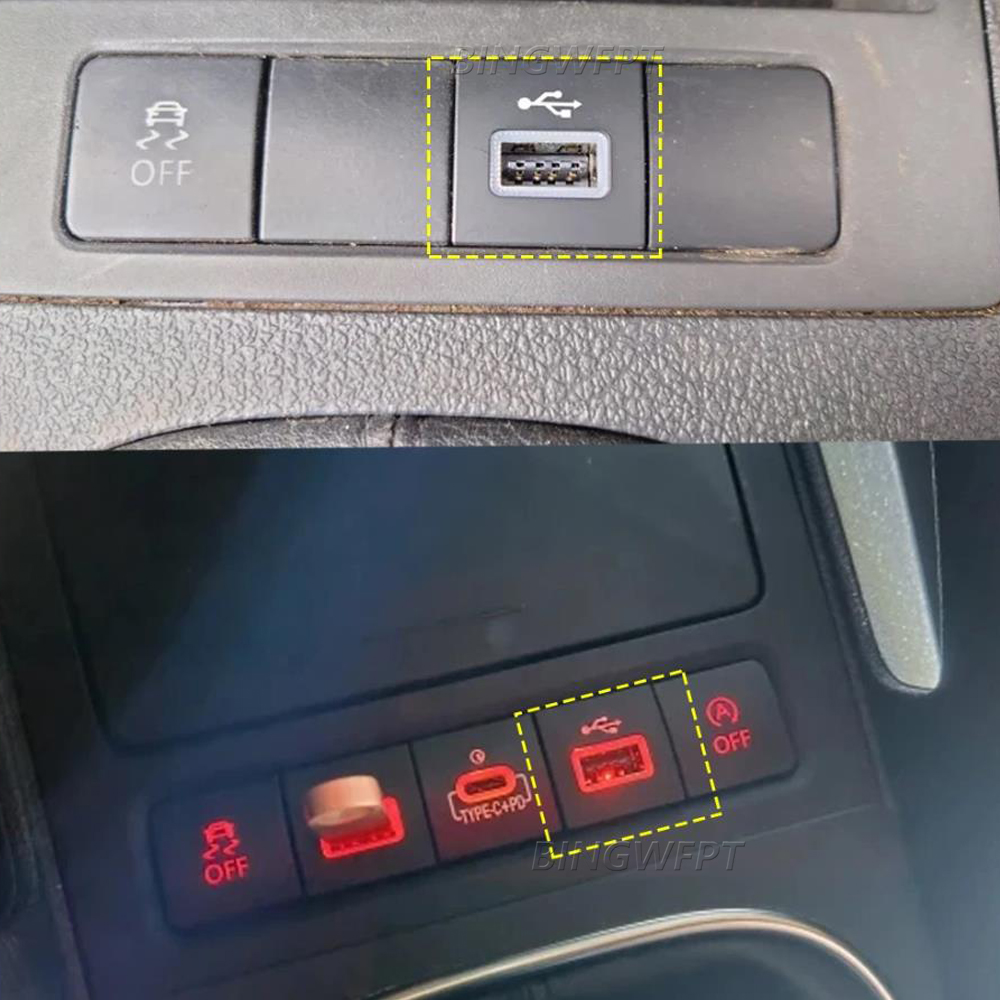 Car USB Input Adapter Audio Radio u-disk flash Socket Interface Cable For Volkswagen Golf 6 Jetta MK5 Caddy EOS Scirocco