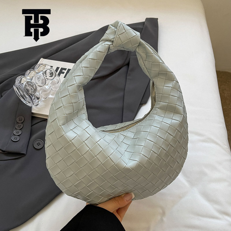 TB BHULAMTE Office Small Designer S Bag Tote Bag Stylish Women's Bag 2025 New High-end Sense Ladies Handbag Niche Design Handheld Dumpling Bag