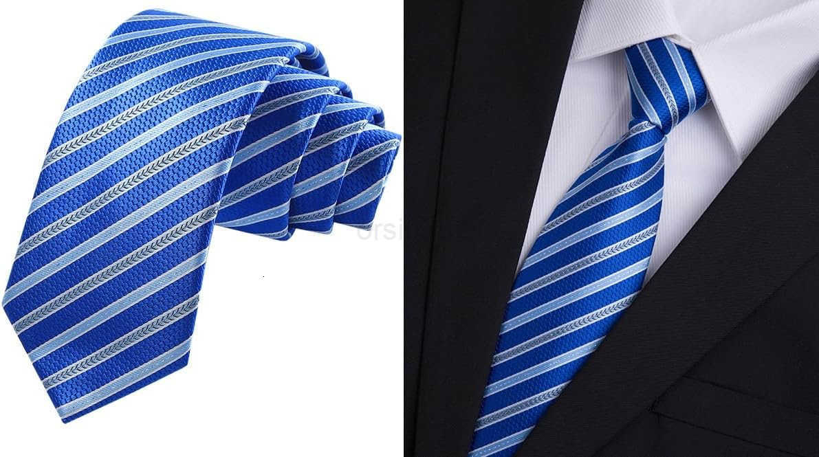 Mens Necktie Assorted Striped and Patterned Silk Neck Ties for Man 276in wideW250904