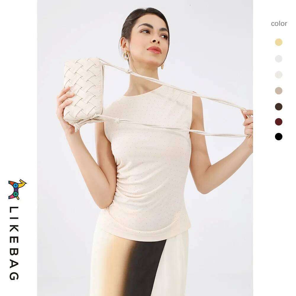 Designer Bags Women's Fashionable Soft Wrinkled Crossbody High-End Underarm Single Shoulder Square Zip-Up Designer Bag Hot Selling