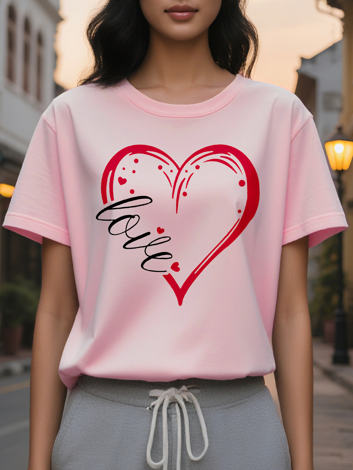 Directional Development Women Love Summer T Shirt Easter Carnival Fabric Soft and Comfortable d6ef8