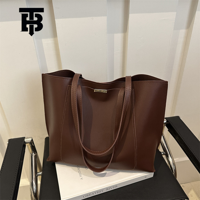 TB BHULAMTE 2025 Spring and Autumn Designer s bag High-End Commuter Handbag Large Capacity This Year's Trend Retro Niche Shoulder Bag Tote Bag