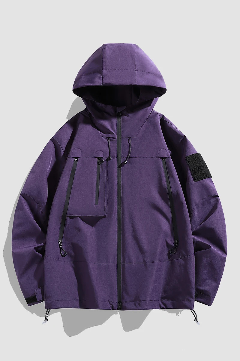 25 Spring and Autumn Windbreaker Jacket Mens Kable Style Workwear Outdoor Jacket Windbreaker Youth Fashion Jacket 250903