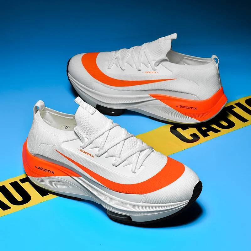 Men Running Breathable Race Cushioning Outdoor Jogging Sneakers Trainer shoes Couple Non-Slip Mesh Off-road Shoes ddmysaturn