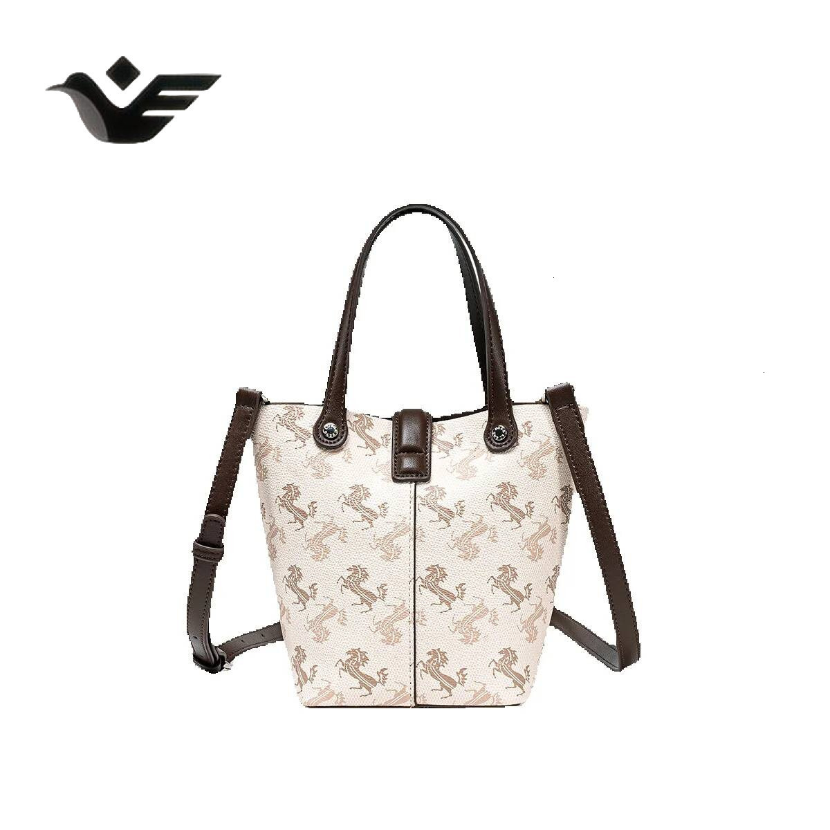 Feiyan Free Shipping New Designer Bag Luxury Shopping Bag Women's Bag Niche Design High-end Handheld Basket Bag Classic Retro Versatile Shoulder 