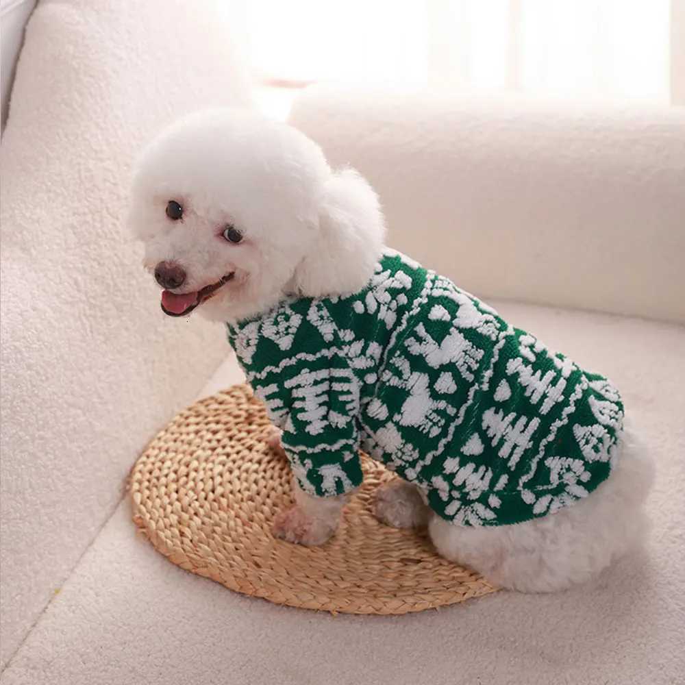 Dog Christmas Clothes Soft Fleece Pet Cat Clothing Puupy Pug Chihuahua Christmas Vest Shirt New Year Dog Costume S2XL W250904