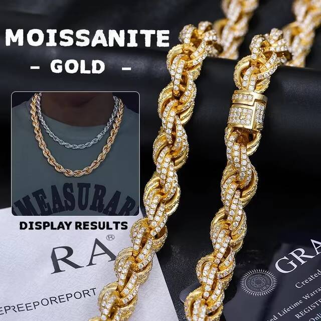 Rope Chain Necklace Fashion Jewelry Necklaces 3mm 4mm 5mm 12mm Personality 925 Silver Rope Chain for Men Women